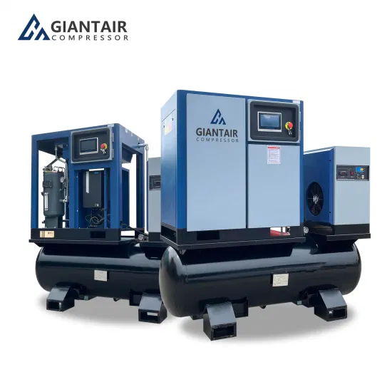 China Best Quality 20HP Screw Air Compressor with Air Tank
